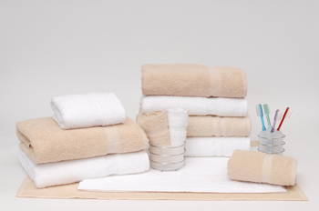 24" x 50" 10.5 lb. White Dependability™ Bath Towel