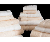 16" x 30" 4.5 lb. Ecru/Beige Martex Brentwood Hand Towels