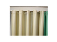 6' x 6' Forester 8 Gauge Vinyl Shower Curtain, White