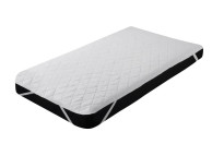 36" x 80" 3-Ply Quilted Waterproof Mattress Pads with Anchor Bands, Hospital Long Twin Size