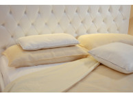 42" x 46" T-200 Bone 60/40 Percale King Pillow Cases