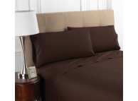 54" x 75" x 12" T-200 Martex Colors, Full Fitted Sheets, Chocolate