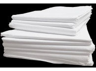 81" x 108" T-200 White Simply Better Full Flat Sheets