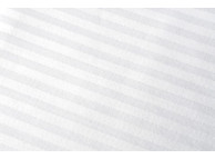 87" x 120" Magnificence™ T-310 White Tone on Tone Stripe Full Flat Sheets