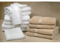 27" x 54" White 16 lb. Magnificence™ Hotel Bath Towel