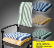 Cabana Tropical Stripes Pool Towels