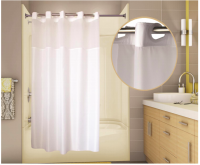 PreHooked Allure Shower Curtains