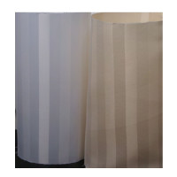 Kartri Satein Woven Stripe Polyester Shower Curtains