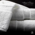 16" x 30" 5 lb. Oxford Reserve White Spa Hand Towel