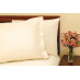 60" x 80" x 9" T-180 Bone Queen Fitted Percale Fitted Sheets