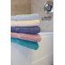 16" x 30" 3.95 lb. Oxford Imperiale  Hotel Hand Towel, Dyed Blue Mist