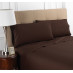39" X 75" X 12" T-200 Martex Colors, Twin Fitted Sheets, Chocolate