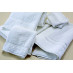 16" x 30" 5.75 lb. White Martex Brentwood Hand Towels