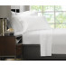 66" x 105" Ultra Touch Microfiber Twin Size White Flat Sheets