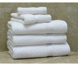 27" x 54" 15.50 lb. Whole Solutions XL White Bath Towels