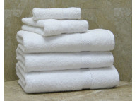 25" x 54" 13.50 lb. Whole Solutions White Bath Towels