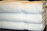 Ganesh Oxford Bellezza White Hotel Towels