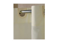 72" x 74" Ezy-Hang Poly 150 Shower Curtain, Beige