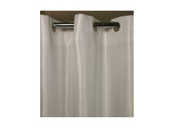 72" x 74" Ezy-Hang Chevron Shower Curtain, White