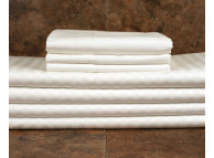 60" x 80" x 15" Lotus T-250 Fitted Sheets, Plain, Queen Size