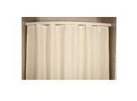 6' x 6' 200 Executive Nylon Shower Curtain, Beige