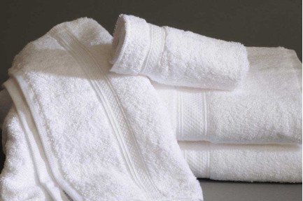 27" x 54" 16.0 lbs. Nirvana Hotel Bath Towels, White