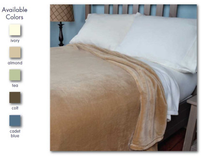 108" x 90" Berkshire Velvetloft™ Blanket, 280 GSM, King Size