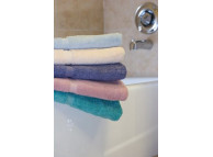 27" x 50" 13.55 lb. Oxford Imperiale Hotel Bath Towel, Dyed Blue Mist