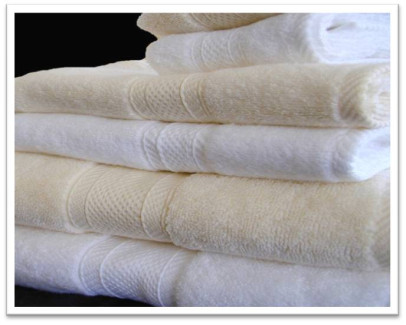 13" x 13" 1.75 lb. Oxford Miasma White Hotel Wash Cloths