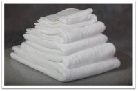 Ganesh Oxford Viceroy White Hotel Towels