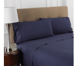 39" x 80" x 12" T-200 Martex Colors, Twin XL Fitted Sheets, Navy