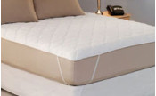 Restful Nights Premium Quilted (4 oz fill/yd) Mattress Pads with Anchor Bands