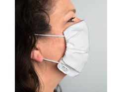 Martex Washable, Reusable Face Mask with Antimicrobial Technologies, White, Priced Each, Sold by Case of 100