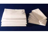 39" x 80" x 12" T-180 Bone Percale Twin XXL Fitted Sheets